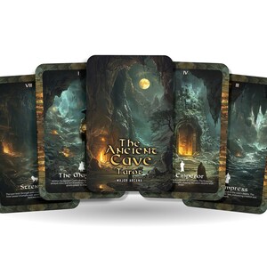 El Tarot de la Cueva Antigua - 22 Arcanos Mayores - Un viaje espiritual único - Conectando con la sabiduría eterna de los antiguos habitantes de las cuevas.