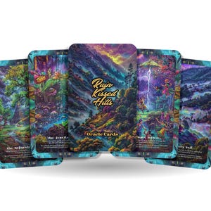 Rain Kissed Hills Orakel: Nähre deinen Geist mit diesem 22-Karten-Deck und finde Trost und Inspiration in der Schönheit der Natur und dem Versprechen