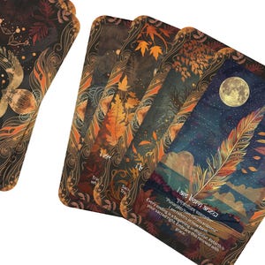 Phoenix Mantra – A Rebirth Oracle Deck – 22 Oracle Cards – Rise from Ash and Begin Again