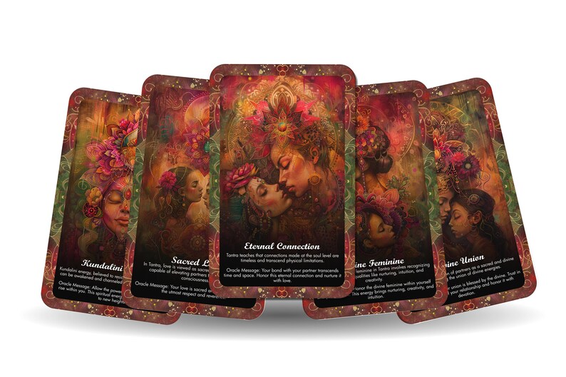 Tantra - The Path of Sacred Love - Oracle Cards - A unique spiritual journey - Delving into ancient practices, unlocking profound wisdom and image 8