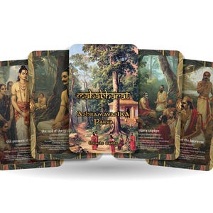 Cartas del Oráculo Ashramavasika Parva - Mahabharata 22 Cartas - Reflexión sobre la renuncia y las transiciones de la etapa final de la vida.