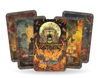Mantra de Empoderamiento – Una Baraja de Oráculo para la Fortaleza del Alma – 22 Cartas del Oráculo – Alcanza tu Máximo Potencial