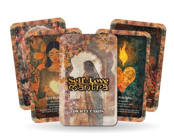 Self-Love Mantra – A Worthiness Oracle Deck – 22 Oracle Cards – Embracing the Beauty Within