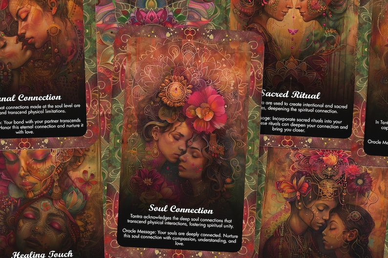 Tantra - The Path of Sacred Love - Oracle Cards - A unique spiritual journey - Delving into ancient practices, unlocking profound wisdom and image 3