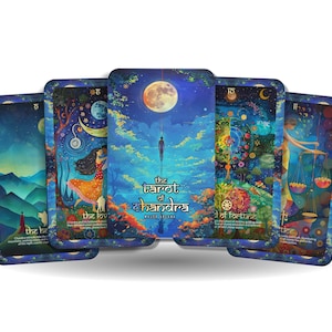 El Tarot de Chandra - Arcanos Mayores - Un viaje espiritual único - La Diosa de la luna, con las emociones, los sueños y el subconsciente.