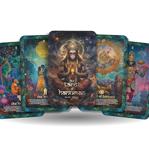 Le tarot d'Hanuman - 22 arcanes majeurs - Embarquez pour un voyage spirituel extraordinaire - La divinité de la force, de la volonté et de la connaissance