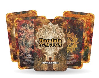 Mandala Mantra – A Sacred Geometry Oracle Deck – 22 Oracle Cards – Patterns of the Infinite