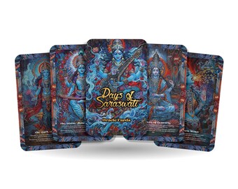Devi-Bhagavata Purana Oracle Cards - 22 Oracle Cards - For Divine Feminine Power