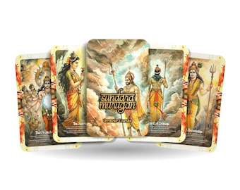 Sundara Murugan Oracle: Embark on a journey of spiritual growth and self-discovery with this 22-card deck, inspired by the divine wisdom of