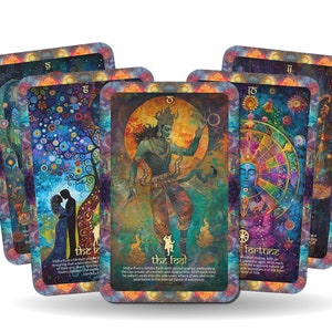 The Tarot of Maha Rudra - Major Arcana - A Unique Spiritual Journey - Manifestation of Shiva, Cycles of Destruction Followed by Renewal. - Finland