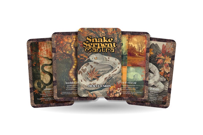 Snake Serpent Mantra – A Kundalini Awakening Oracle Deck – 22 Oracle ...