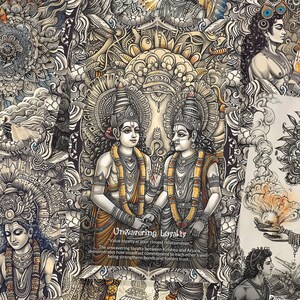 Krishna Oracle Card The Unbreakable Bond of Krishna and Arjuna Oracle Cards - 22 Oracle ...