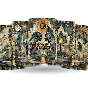 Cartas do Oráculo Eterno Mandap – Baralho de 22 cartas da União Sagrada para Amor, Compromisso e Laços Espirituais