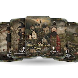 Tarot del Pueblo de Montaña - Arcanos Mayores - Un viaje espiritual único - Descubriendo la serenidad y la comprensión en el corazón de los altos picos y la tranquilidad