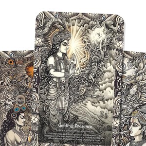Krishna Oracle Card The Unbreakable Bond of Krishna and Arjuna Oracle Cards - 22 Oracle ...