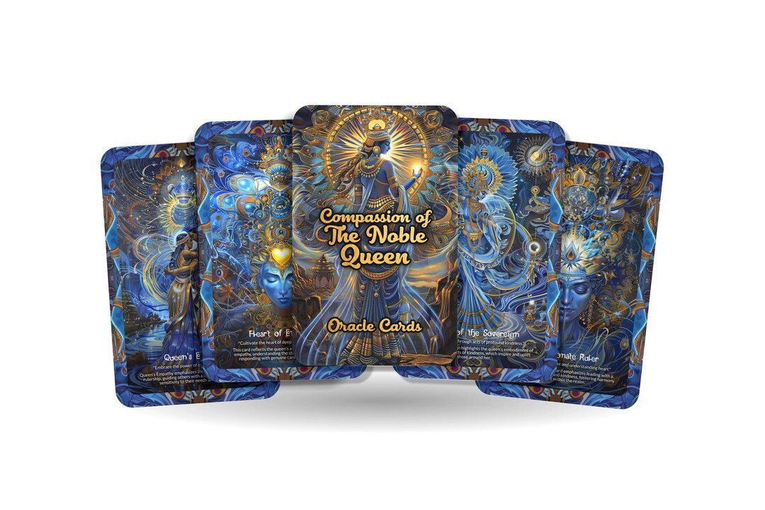 Compassion Oracle Card Compassion of the Noble Queen Oracle Cards - 22 Oracle Cards ...
