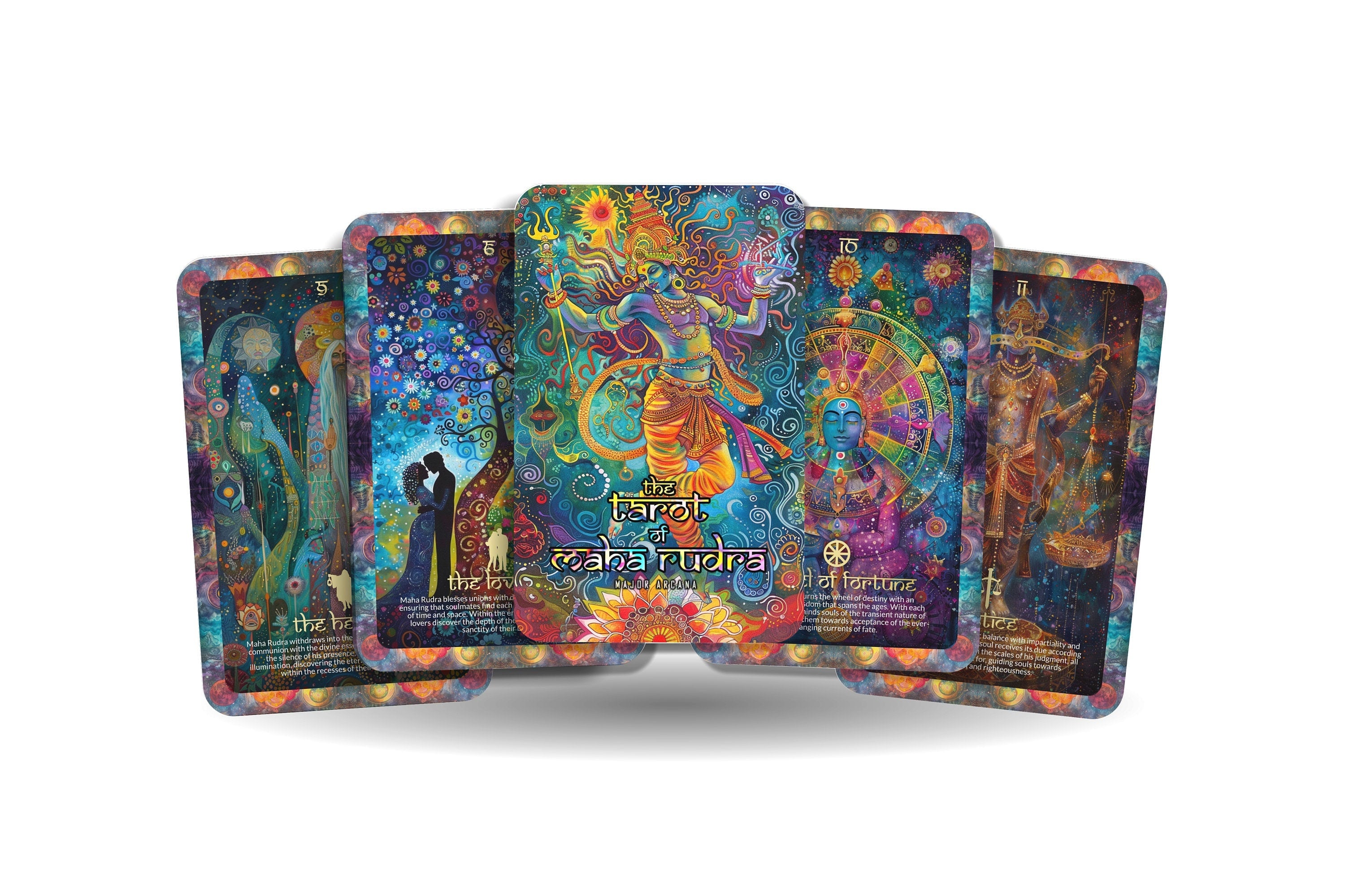 Shiva card deck - Etsy México, image size:3000x2000