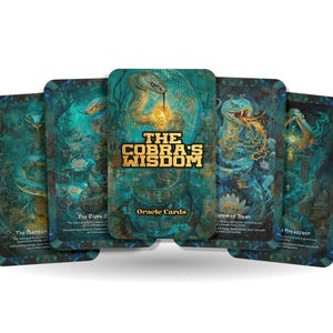 The Cobra's Wisdom – A Serpent Shakti-orakelstapel – 22 orakelkaarten – Kundalini- en Naga-mystiek
