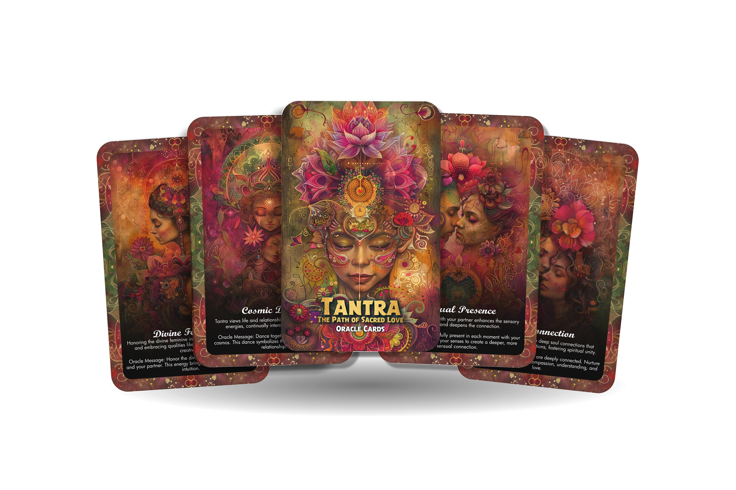 Tantra - The Path of Sacred Love - Oracle Cards - A unique spiritual journey - Delving into ancient practices, unlocking profound wisdom and