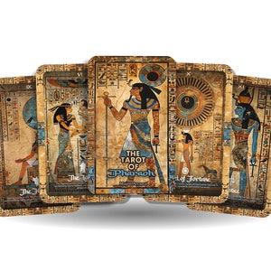 El Tarot del Faraón - 22 Arcanos Mayores - Un viaje espiritual único - Gobernando con autoridad divina y descubriendo los antiguos misterios egipcios