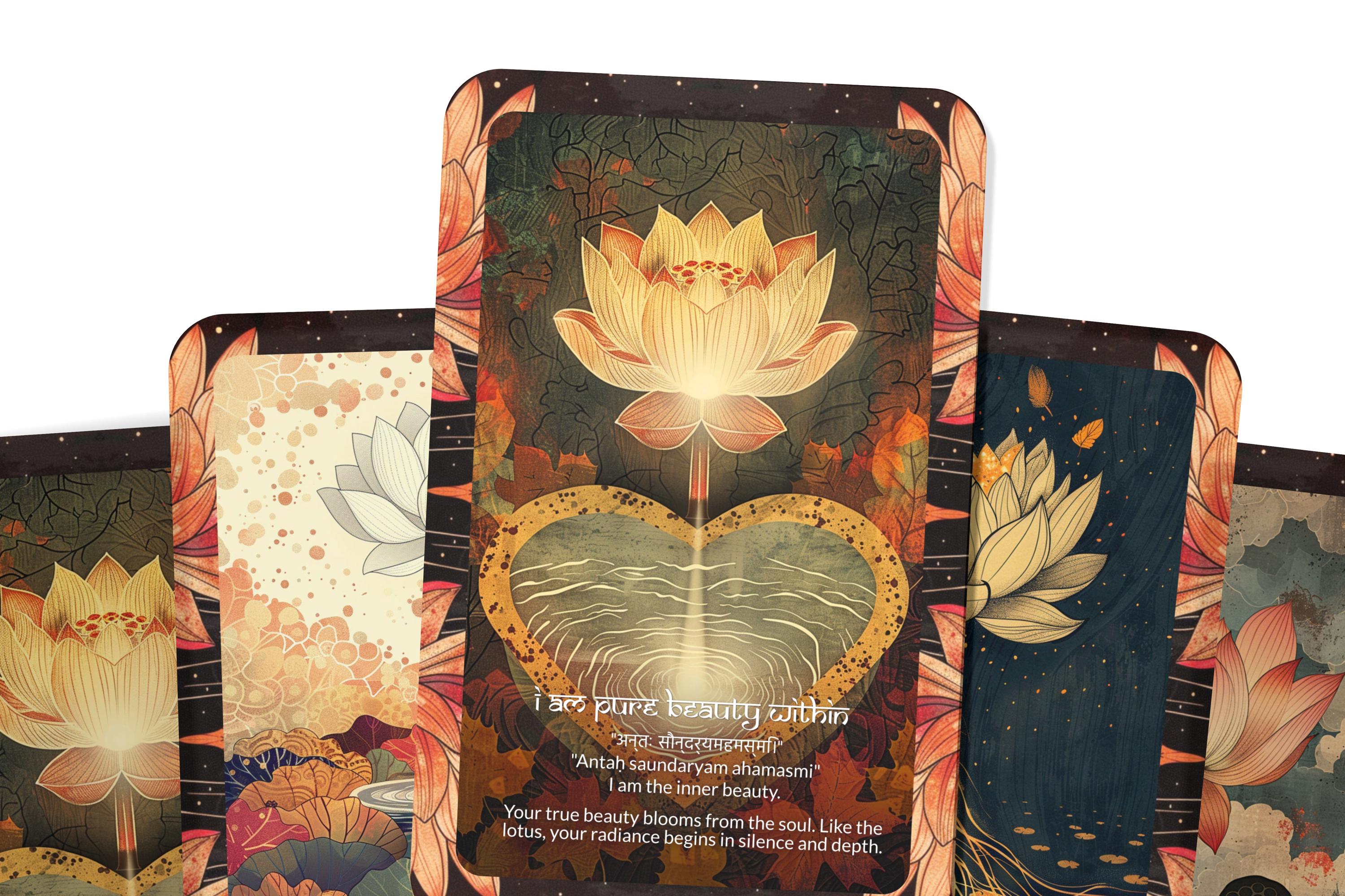 The Lotus Mirage Tarot - 22 Major Arcana - A Unique Spiritual Journey - Unveiling Truth and Beauty Through The Mystical Lotus Bloom