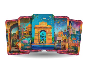 The Tarot of Delhi - 22 Major Arcana - A unique spiritual journey -  self-discovery and cultural exploration