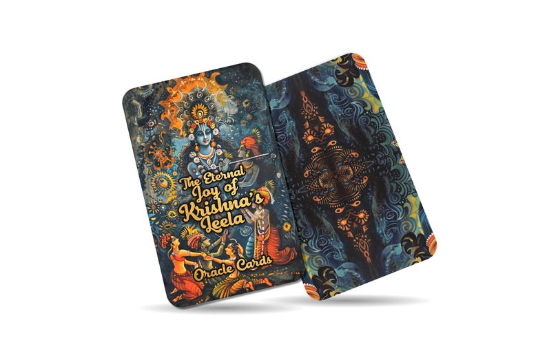 Krishna Oracle Card The Eternal Joy of Krishna’s Leela Oracle Cards - 22 Oracle Cards ...