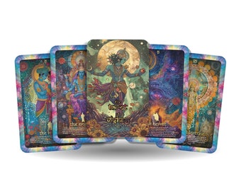 The Tarot of Vishnu - 22 Major Arcana - A unique spiritual journey - The Hindu God known for protection and sustenance.