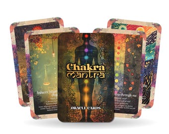 Chakra Mantra – An Energy Center Oracle Deck – 22 Oracle Cards – Aligning the Inner Rainbow
