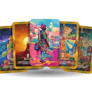 The Tarot of Rajasthan - Major Arcana - Eine einzigartige spirituelle Reise - Begreifbare Einsichten eingehüllt in den Geist Rajasthans