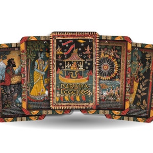 Tarocchi Purana Legends - 22 Arcani Maggiori - Un viaggio spirituale unico - Approfondire gli antichi poemi epici indiani per sbloccare saggezza e intuito senza tempo
