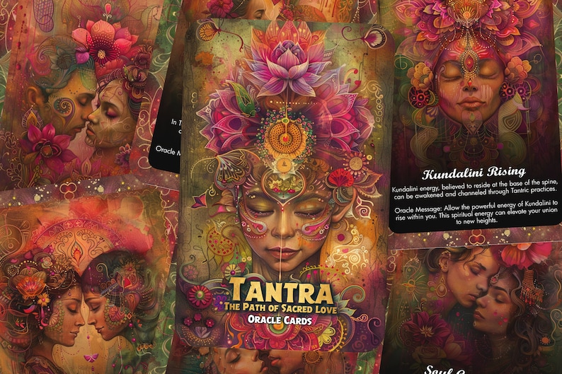 Tantra - The Path of Sacred Love - Oracle Cards - A unique spiritual journey - Delving into ancient practices, unlocking profound wisdom and image 5