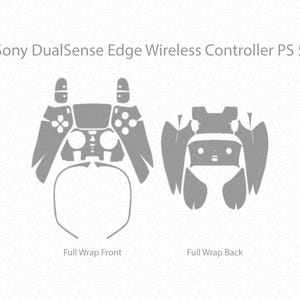 Sony DualSense Edge Controller (PS5) Skin Decal Template 2023