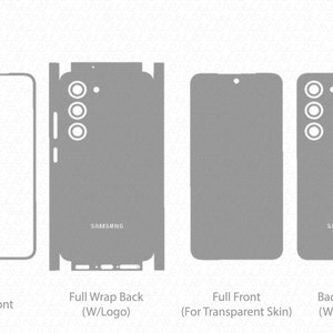 Galaxy S23 5G Skin Template Vector 2023
