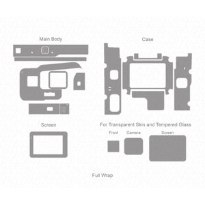 GoPro Hero 7 Black (2018) Skin Vector Template