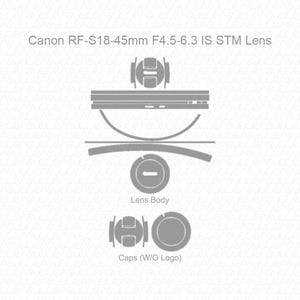 Modello CutFile per obiettivo Canon RF-S18-45 mm 2022