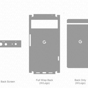 Google Pixel 6 5G Skin Template Vector 2021