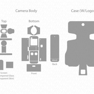 DJI Osmo Pocket 2 Gimbal Skin Template Vector 2021