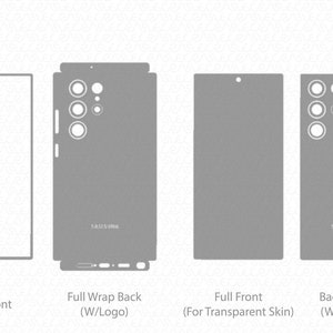 Galaxy S23 Ultra 5G Skin Template Vector 2023
