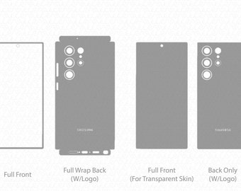 Galaxy S23 Ultra 5G Skin Template Vector 2023