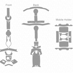 DJI Osmo Mobile 3 Handheld Smartphone Gimbal 2019 Skin Vector Template