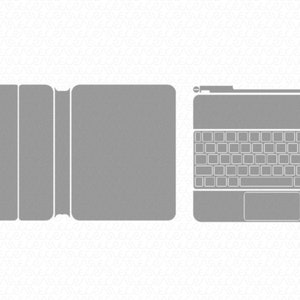 Apple Magic Keyboard für iPad Pro 11 Skin Template Cut File 2020