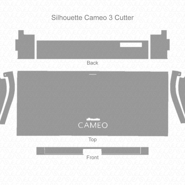 Silhouette Cameo 3 Cutter 2016 Wrap Template Cut File