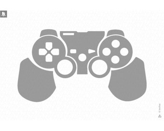 Sony PS3 Dual Shock 3 Wireless Controller (2008) Vector Cut File Template