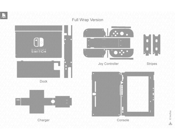 Download Nintendo Switch Gaming Bundle 2017 Vector Cut File Template Etsy