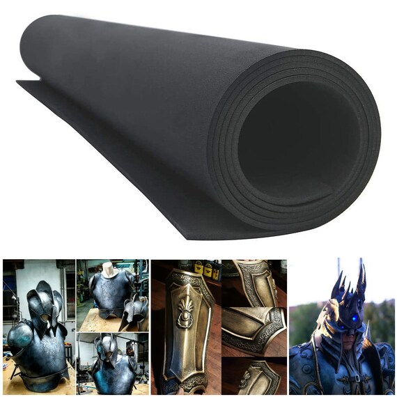 Do²ping Black EVA Foam Sheets, 6mm Thick Premium Foam Sheets For Crafts, 49"x13.9