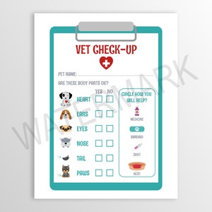 Puppy Birthday Party, Adopt a Pet, Vet Check-up, Animal Hospital, INSTANT DOWNLOAD 0003
