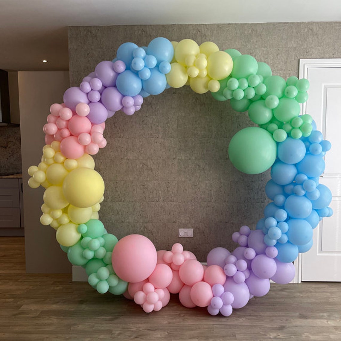 3/5/6.5ft Circular Arch With Stands for Balloon Flowery Etsy