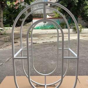 32" Gold Metal Number & Letter Frame: Wedding Photo Prop image 8
