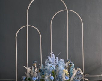 6ft 3pcs Wedding Arch Iron Flower Stand: Photo Backdrop
